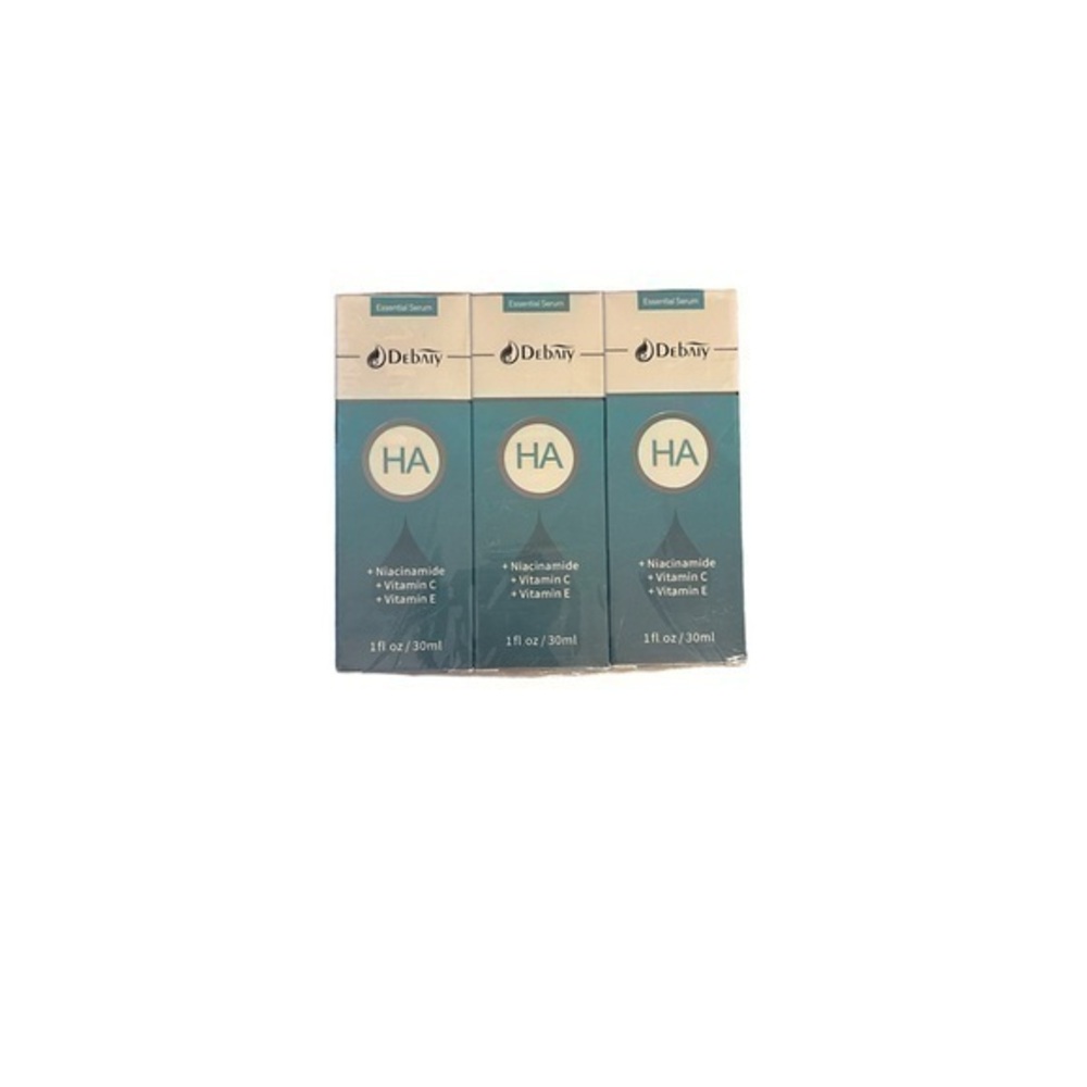 DEBAIY Essential Serum 3-Pack Hyaluronic Acid Niacinamide Vitamin C & E 30ml